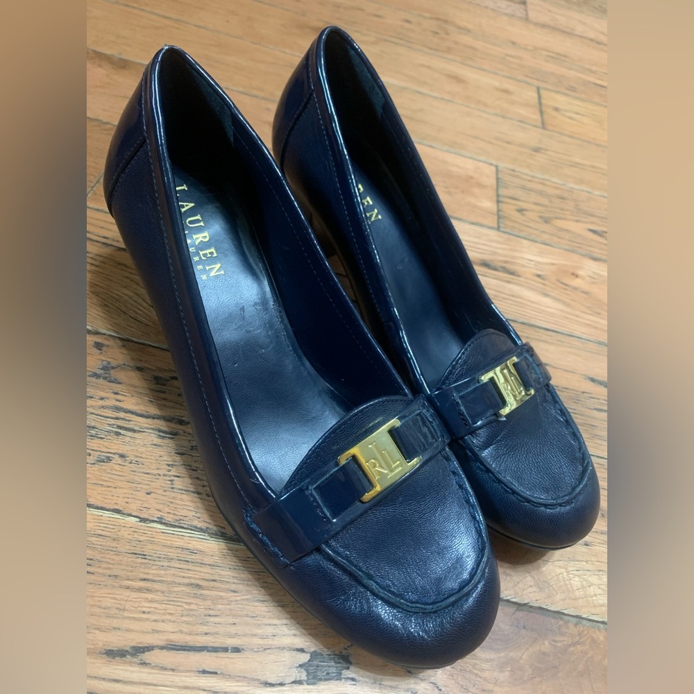 Ralph Lauren Dark Blue Loafers - Picture 2 of 7